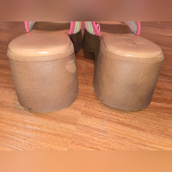 Aldo Pastel Rainbow Crotchet Sandals - Picture 8 of 16